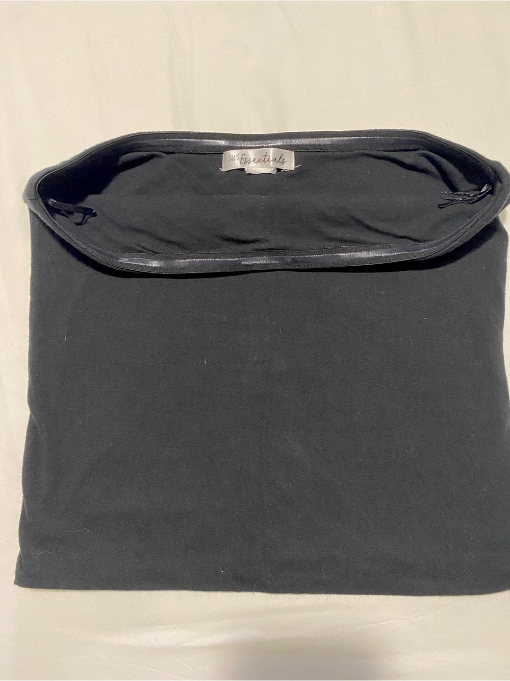 Streetwear Society Black Strapless Tube Top